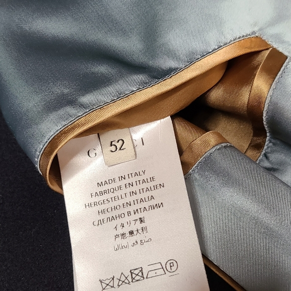 Authentic gucci navy blue wool bomber - Picture 3 of 3